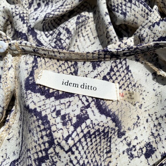 Idem / Idtto Snake Print Blouse – Size M - Picture 11 of 12